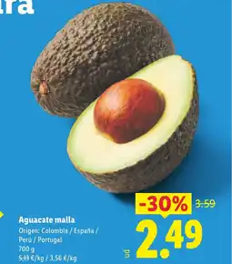 Lidl Aguacate malla oferta