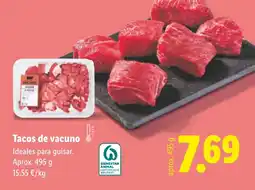 Lidl Tacos de vacuno oferta