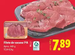Lidl Filete de vacuno 1ªA oferta