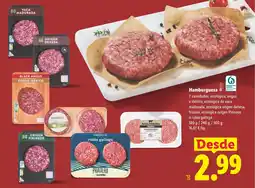 Lidl Hamburguesa oferta