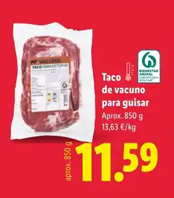 Lidl Taco de vacuno para guisar oferta