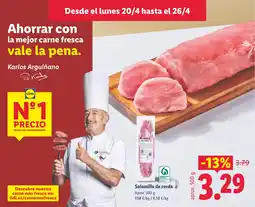 Lidl Solomillo de cerdo oferta