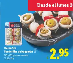 Lidl Ocean Sea Banderillas de boquerón oferta