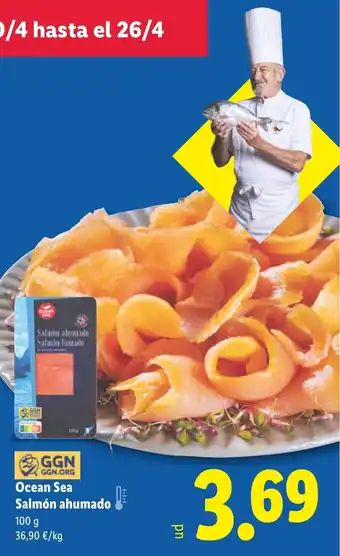 Lidl Ocean Sea Salmón ahumado oferta