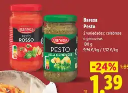 Lidl BARESA Pesto oferta