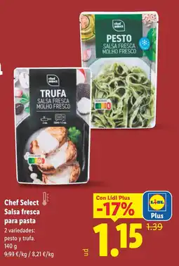 Lidl Chef Select Salsa fresca para pasta oferta