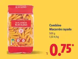 Lidl COMBINO Macarrón rayado oferta