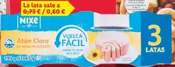Lidl NIXE Atún claro en aceite de girasol oferta