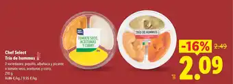 Lidl Chef Select Trío de hummus oferta