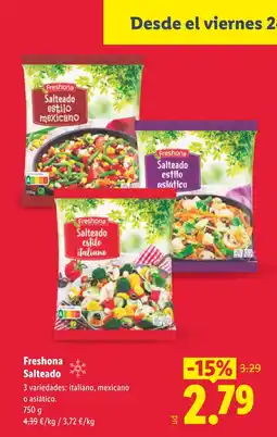 Lidl FRESHONA Salteado oferta