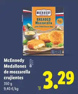 Lidl MCENNEDY Medallones de mozzarella crujientes oferta