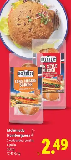 Lidl MCENNEDY Hamburguesa oferta
