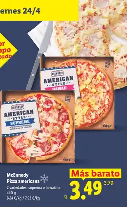 Lidl MCENNEDY Pizza americana oferta