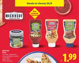 Lidl MCENNEDY Salsas oferta