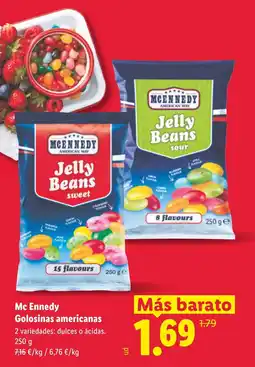 Lidl MCENNEDY Golosinas americanas oferta