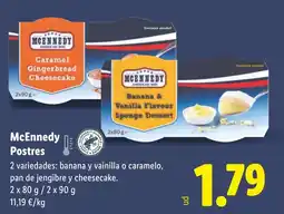Lidl MCENNEDY Postres oferta