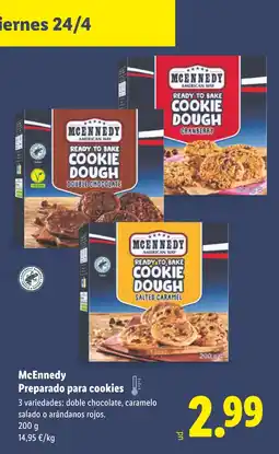 Lidl MCENNEDY Preparado para cookies oferta