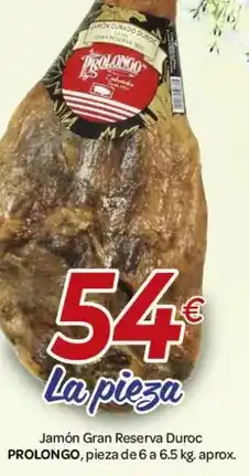 Alsara Supermercados Prolongo - jamon gran reserva duroc oferta