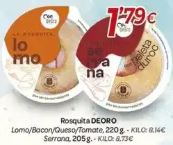 Alsara Supermercados Deoro - rosquita oferta