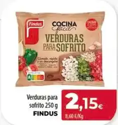 Spar Tenerife Findus - verduras para sofrito oferta