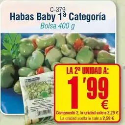 Abordo Habas baby 1a oferta