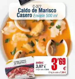 Abordo Caldo de marisco oferta