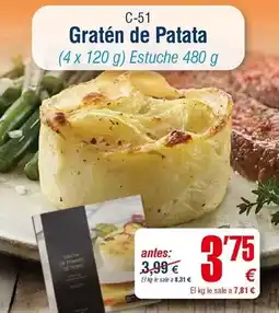 Abordo Graten de patata oferta