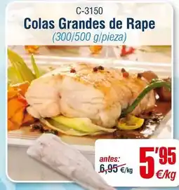 Abordo Colas grandes de rape oferta