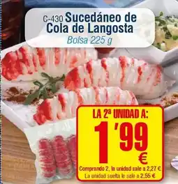 Abordo Sucedaneo de cola de langosta oferta