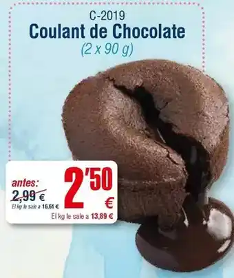 Coulant de chocolate