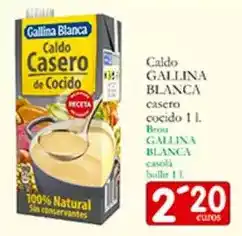 Supermercados Bip Bip Gallina blanca - caldo casero cocido oferta