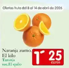 Supermercados Bip Bip Naranja zumo oferta