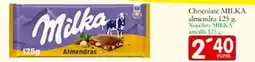 Supermercados Bip Bip Milka - chocolate almendra oferta