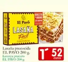 Supermercados Bip Bip El pavo - lasaña precocida oferta