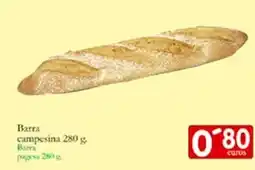 Supermercados Bip Bip Barra campesina 280g oferta
