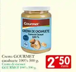 Supermercados Bip Bip Gourmet - crema de cacahuete 100% oferta