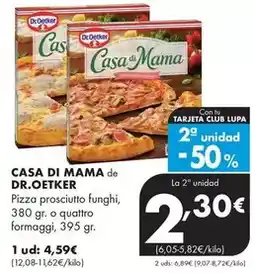 Supermercados Lupa Dr oetker - casa di mama oferta