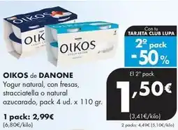 Supermercados Lupa Danone - oikos oferta
