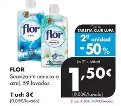 Supermercados Lupa Flor - suavizante nenuco o azul oferta