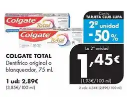 Supermercados Lupa Colgate - total oferta