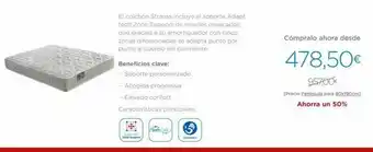 Beds Cómpralo ahora desde el colchon strauss incluye el soporte adapt tech zone support de muelles ensacados, que gracias a su am oferta
