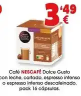 TOP Cash & Carry Nescafé - cafe dolce gusto con leche, cortado, espresso intenso o espresso intenso descafeinado oferta