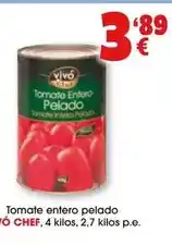 TOP Cash & Carry Vivo cheff - tomate entero pelado oferta