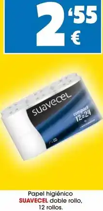 TOP Cash & Carry Suavecel - papel higiénico doble rollo oferta