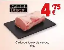 TOP Cash & Carry Duroc - cinta de lomo de cerdo oferta