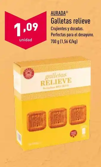ALDI Aurada Galletas relieve 700g oferta