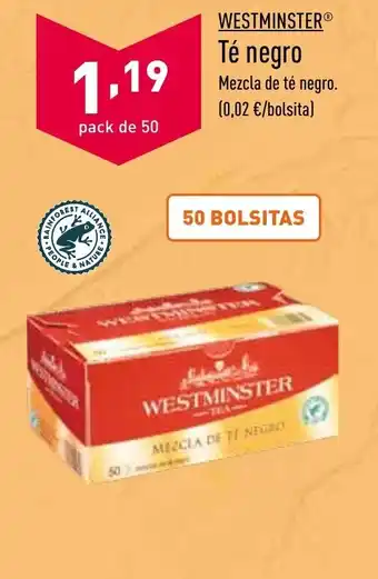 ALDI Westminster Té negro oferta