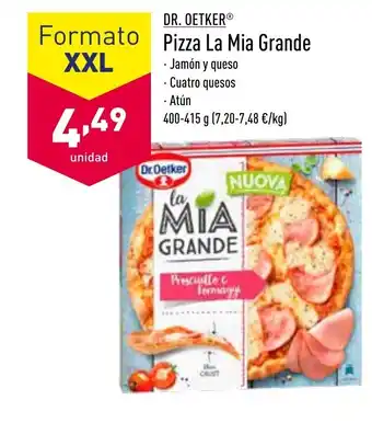 ALDI Dr.Oetker Pizza La Mia Grande 400-415g oferta