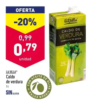 ALDI La Villa Caldo de verdura 1l oferta