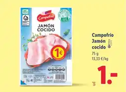 Lidl CAMPOFRIO Jamón cocido oferta